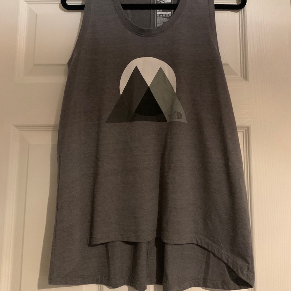 Gray tank top- north face